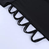 Gwmlk Black Sleeveless Bandage Sexy Dress for Women Club Party Backless Tank Dresses Skinny Fashion Summer 2024 §á§ݧѧä§î§Ö §ا֧ߧã§ܧà§Ö