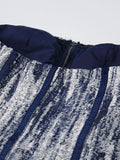 Gwmlk Women Denim Short Tank Tops Strapless Sleeveless Zipper Patchwork Slim Contrast Color Top 2024 Summer New Fashion 29L451