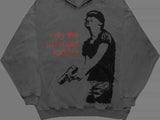 Gwmlk and winter men gothic letter print hoodie Y2K fashion loose casual men and women trendy streetwear sweatshirt