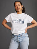 Gwmlk Printed T-Shirts Women Summer Clothes 2024 Cotton Fashion Short Sleeve Graphic Tee Shirt T-Shirt Loose Tees Tops Female
