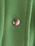 Gwmlk Elegant Cropped Women's Jackets Turn-down Collar Long Sleeve Breasted Pockets Female Coat Trendy Streetwear Short Outwear
