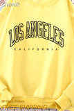 Gwmlk Men Oversized Sweatshirts Vintage Embroidered Los Angeles Women Hoodies Harajuku Korean style Loose Y2K Streetwear Clothes