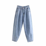 Gwmlk The Early Spring Of 2024, The New Pleated Loose Fashion Jeans 6147159