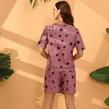 Gwmlk Style 2024 New Women's Wear Home Comfort Fashion Printed Round Neck Women's Suit