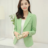 Gwmlk Daifei 2024 Spring And Summer New Korean Version Of Large-Size Fashion Slim Long-Sleeved Small Suit Jacket Ladies Leisure Suit