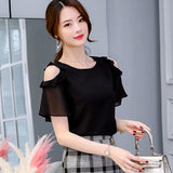 Gwmlk Style 2024 Spring OL Style Korean Version Round Neck Slim Blouse