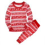 Gwmlk Popular Style Christmas Parent-Child Suit Printed Household Pajamas Two-Piece Set Of LQ3066