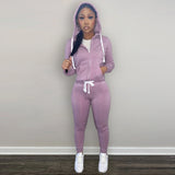 Gwmlk Women's Y2K 2 Piece Tracksuit Set Warm Velour Jogger Sweat Outfits Hoodie + Sweatpants with Pockets Full Zip Sportswear  Winter