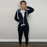 Gwmlk Women's Y2K 2 Piece Tracksuit Set Warm Velour Jogger Sweat Outfits Hoodie + Sweatpants with Pockets Full Zip Sportswear  Winter