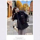 Down Cotton Jacket Female Winter 2024 New Korean Version Loose Students Thickened Off-Season Cotton-Padded Jacket Padded Jacket Coat