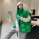 New Oversize Cotton Clothing Women Winter Korean Loose Small Vest Cotton-Padded Jacket Coat Bread Clothing