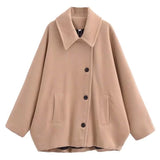 Gwmlk And Winter New Wool Blended Short Coat Coat 8353724