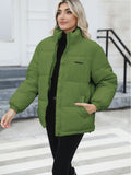 Gwmlk Size Women's Warm Coat 2024 Winter New Women's Cotton-Padded Coat Cotton-Padded Jacket