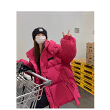 Cotton Jacket Female Oversize2024 Winter New Cotton-Padded Coat Korean Version Loose And Thick Cotton-Padded Jacket Bread Clothes