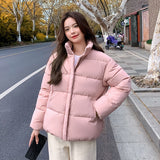 Cotton-Padded Jacket Female 2024 Winter New Thickened Bread Jacket Korean Version Cotton-Padded Jacket Loose Small Cotton-Padded Jacket Coat Tide