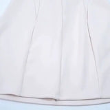 Gwmlk Fashionable Style Sexy V Dress 2024 Summer New Temperament Hot Girl Hanging Neck Hip Skirt Woman