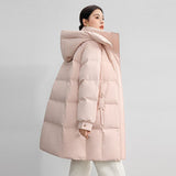 Style Pink Big Brand Cotton-Padded Clothes Female Winter 2024 New Long High-End Super Good-Looking Thick Warm Coat