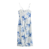 Gwmlk Spring Flower Printed Underwear Dress 2492055