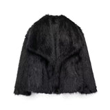 Gwmlk New Artificial Fur Effect Short Fashion Coat 4360240