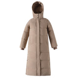 Cotton-Padded Jacket 2024 New Winter Down Cotton-Padded Jacket Female Long Over The Knee Korean Version Loose And Thick Winter Coat