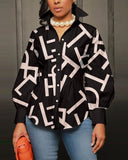 Gwmlk Independent Station New Fashionable Printed Ladies' Long-Sleeved Shirts From Stock