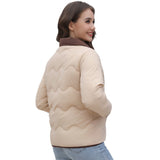 Gwmlk Station New Cotton-Padded Clothes Ins Cotton-Padded Light Cotton-Padded Jacket 2024 Spring And Autumn Fashionable Ladies' Small Fragrant Style Jacket