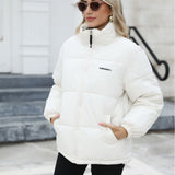 Gwmlk Size Women's Warm Coat 2024 Winter New Women's Cotton-Padded Coat Cotton-Padded Jacket