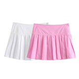 Gwmlk New Two-Color Wide-Pleated Fashionable Skirt Pants 5427434