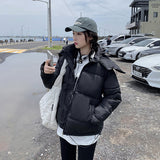 New Autumn Dong Korean Version Of Hooded Bread Clothes Cotton-Padded Clothes Female Short Simple Versatile Coat