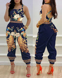 Gwmlk Independent Station 2024 New Printed Strap Jumpsuit In Stock