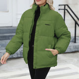 Gwmlk Size Women's Warm Coat 2024 Winter New Women's Cotton-Padded Coat Cotton-Padded Jacket