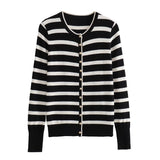 Gwmlk And Winter New Row Buckle Knitted Coat 0506110