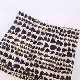 Gwmlk Spring Style Beaded Double Skirt Print Skirt Miniskirt 9878124