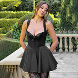 Gwmlk Summer 2024 New Fashion Women's Wear Elegant Hip Skirt Retro Style Sexy Dress Women