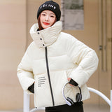 Goods Short Cotton-Padded Clothes Female 2024 New Winter Thickened Hood High-End Foreign Style Advanced Sense Super Good-Looking Coat