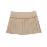 Gwmlk New Spring Style Wide-Pleated Thin Waistband Decorated With A Hundred-Suit Skirt 7385402