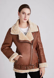 Gwmlk Autumn And Winter New Leisure Thickened Warm Ring Fur Integrated Coat