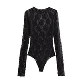 Gwmlk New Lace Jumpsuit 0219816 Split Design Leggings 4661529