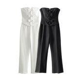 Gwmlk Spring Bow Strapless Jumpsuit 2828536