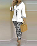 Gwmlk Independent Station New Spring / Summer 2024 Print Fashion 2-Piece Set