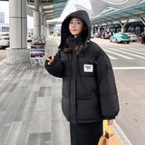 Cotton-Padded Jacket Down Cotton Jacket Female Winter 2024 New Short Student Cotton-Padded Jacket Korean Version Add Thick Bread Coat