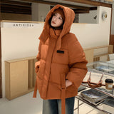 Fruit Color Out Of Season Down Cotton Clothes Female Winter Small Students Korean Version Loose And Thick Bread Padded Coat