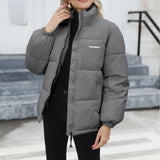 Gwmlk Size Women's Warm Coat 2024 Winter New Women's Cotton-Padded Coat Cotton-Padded Jacket