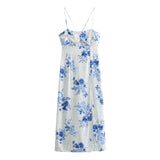 Gwmlk Spring Flower Printed Underwear Dress 2492055