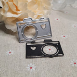 Gwmlk Camera Metal Cutting Dies for Scrapbooking DIY Manual Album Production Tool Camera Die Cuts 2024 New