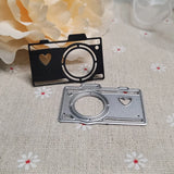 Gwmlk Camera Metal Cutting Dies for Scrapbooking DIY Manual Album Production Tool Camera Die Cuts 2024 New