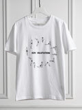 Gwmlk Gymnastic Letter Graphic T-Shirt Women 2024 Summer Short Sleeve O-Neck Tee Shirt Femme Classic Casual Vintage Chic Top