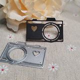 Gwmlk Camera Metal Cutting Dies for Scrapbooking DIY Manual Album Production Tool Camera Die Cuts 2024 New