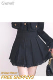 Gwmlk Fall Small Fragrance Vintage Two Piece Set Women Top Short Jacket Coat + Mini Skirts Sets Sweet 2 Piece Suits