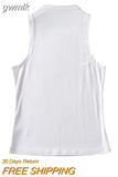 gwmlk Summer NEW Arrival Women Solid Color Causal Sexy Croped-Top Sleeveless Tank Streetwear